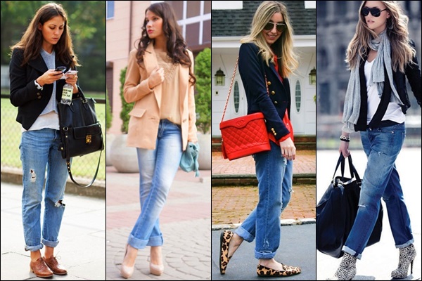 trendy blazer and jeans womens