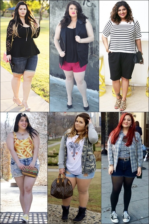 Plus Size Shorts Fashion 2015