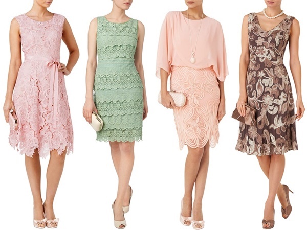 Phase Eight : Rose Lace Fit and Flare Dress