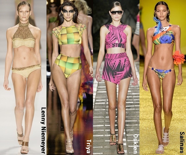 Crop Top Swimwear Spring Summer 2015 Trend