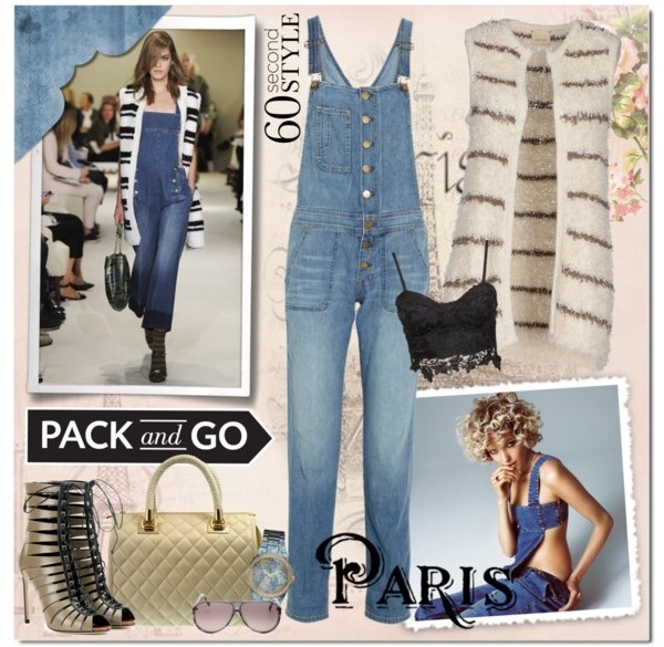 Denim Jumpsuit Summer Outfit Idea