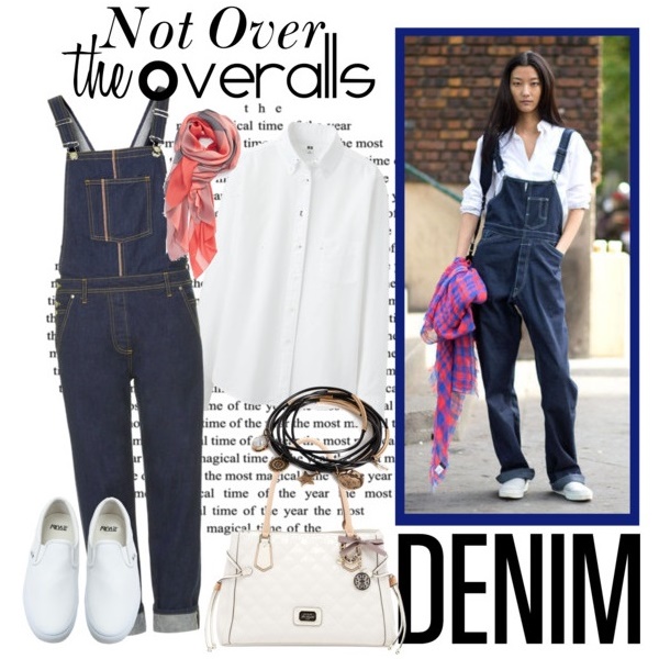 Denim Overalls Outfit Idea