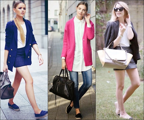 Espadrilles and Blazer Business Casual Office Wear