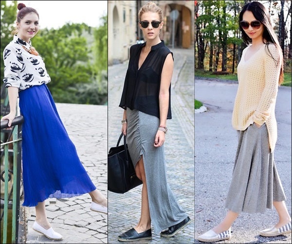 Espadrilles with Long Skirt