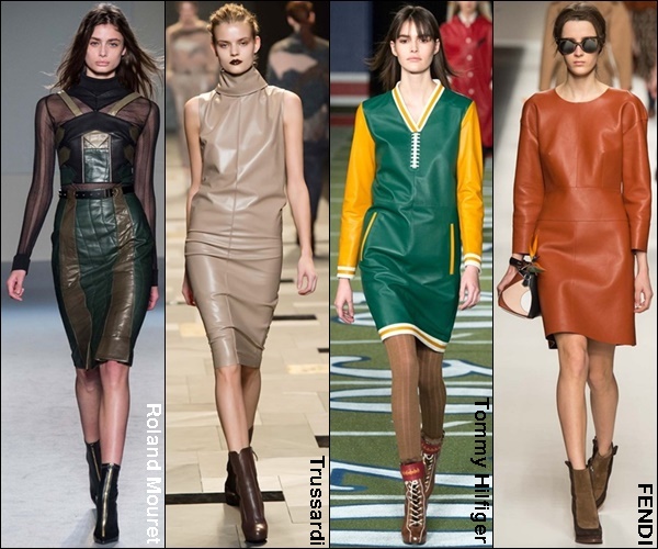 Fall Winter 2015 Fashion Trend Leather