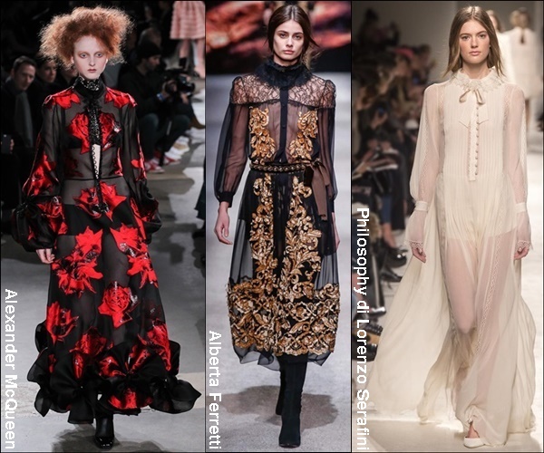 Fall Winter 2015 Fashion Trend Neo Victorian Style