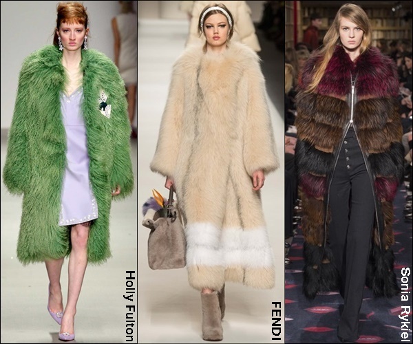 Fall Winter 2015 Fashion Trend Oversized Fur Coat