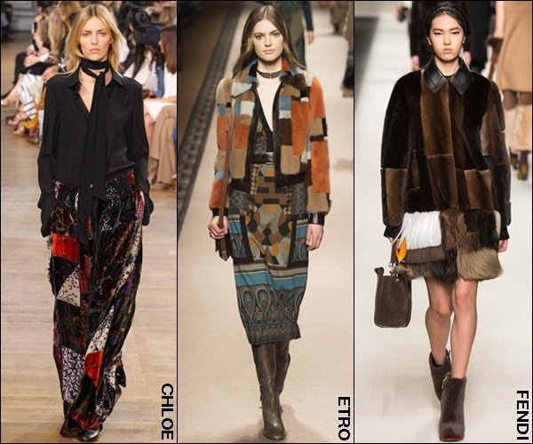 Fall Winter 2015 Fashion Trend Patchwork