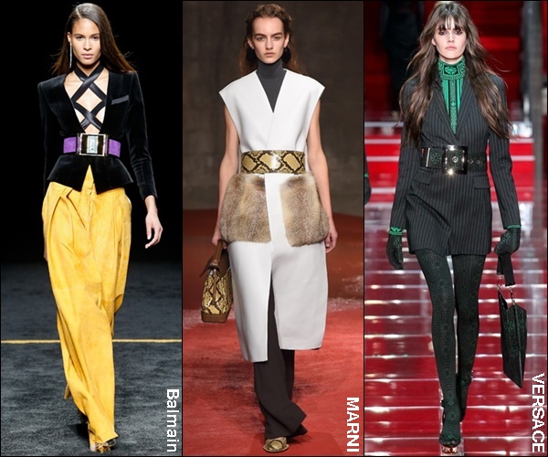 Fall Winter 2015 Fashion Trend Thick Belt