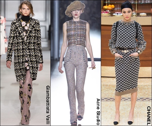 Fall Winter 2015 Fashion Trend Tweed