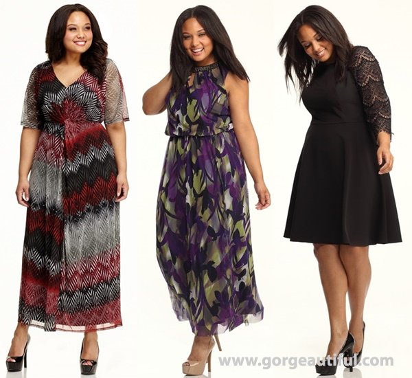 Fall Winter Plus Size Wedding Guest Dresses