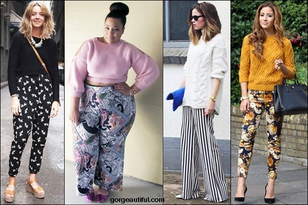 How to Style Chunky Sweater with Prints