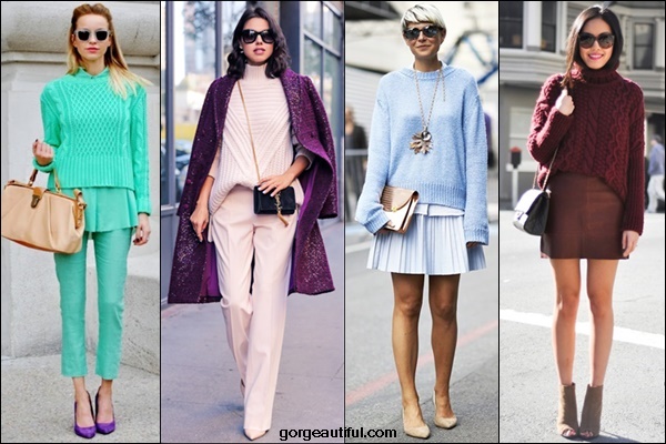 How to Style Sweater Monochromatically
