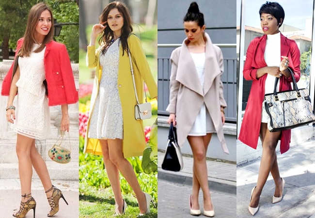 Chic Little White Dress, What Coat To Wear With Dress