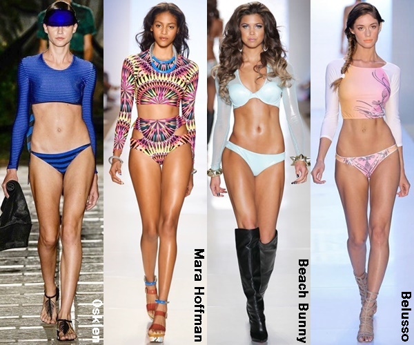 Long Sleeve Bikini Top 2015 Trend