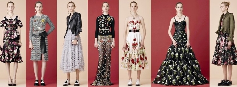 Lookbook: Alexander McQueen Resort 2016 Flower Blooms Collection