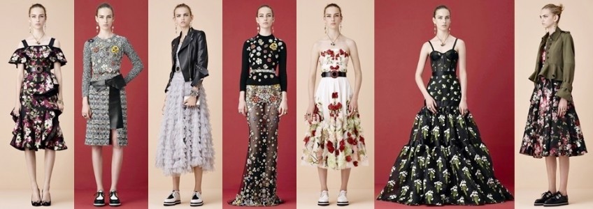 Lookbook: Alexander McQueen Resort 2016 Flower Blooms Collection