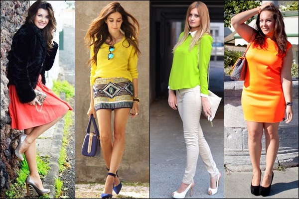 Neon Street Fashion Style