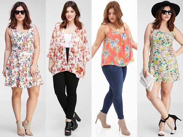 How to Wear Spring 2015 Plus Size Floral Fashion Trend - Gorgeous & Beautiful