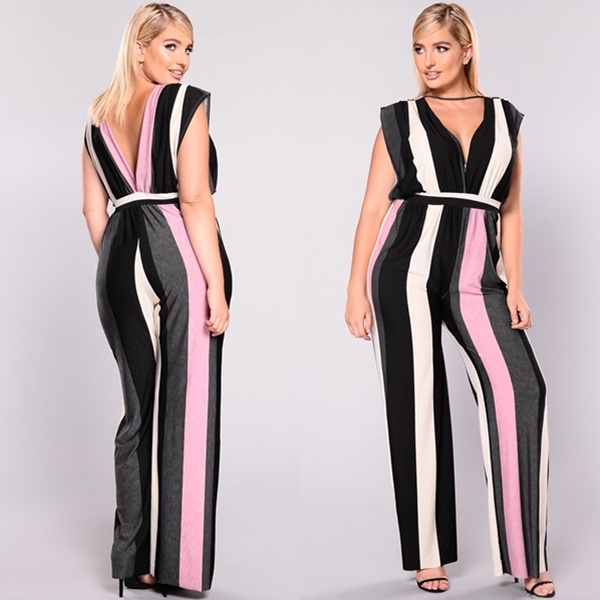 Neoclassical Stripe Jumpsuit