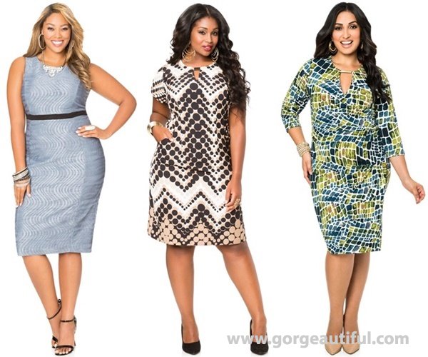 Ashley Stewart Plus Size Wedding Guest Dresses