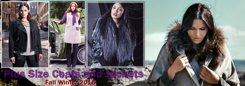 Plus Size Fall Winter 2015 Coats and Jackets from Various Stores