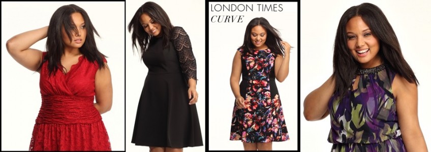 Plus Size Fall Winter Wedding Guest Dresses by London Times