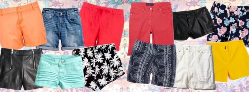 Plus Size Fashion Shorts Spring Summer 2015 from Various Stores