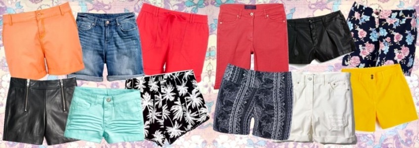 Plus Size Fashion Shorts Spring Summer 2015 from Various Stores