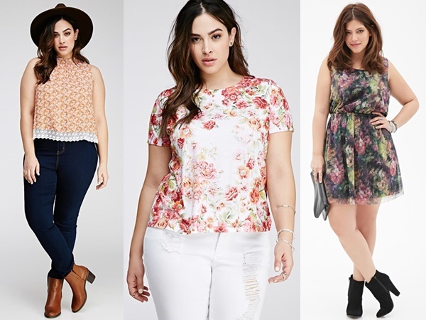 How to Wear Spring Summer 2015 Plus Size Floral Fashion Trend ...