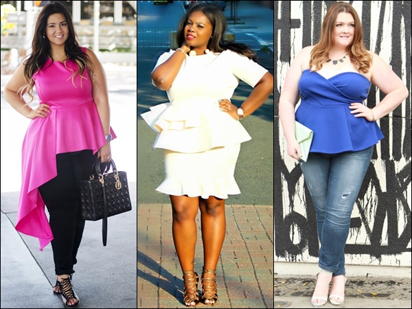 Plus Size Peplum Top Fashion 2015