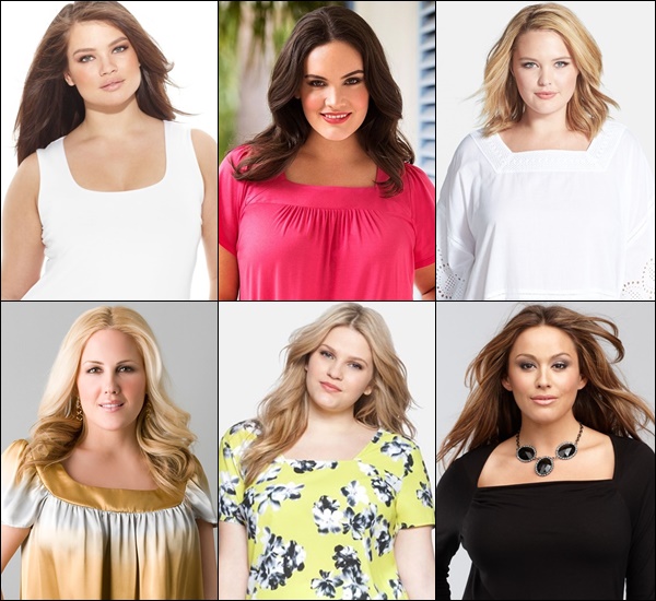 Plus Size Square Neckline Tips and Ideas