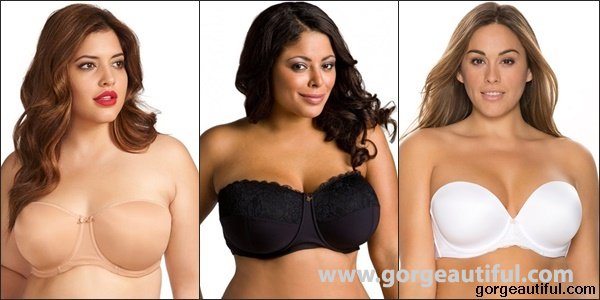 Plus Size Strapless Bras