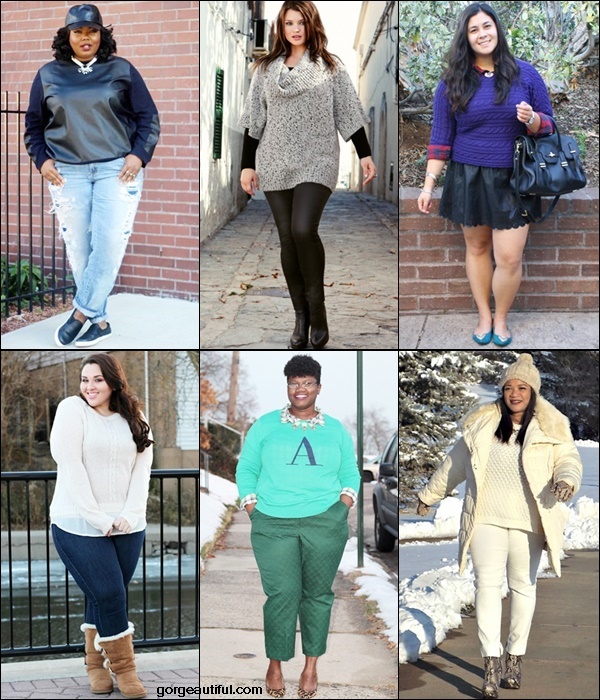 Plus Size Sweater Fall Winter Fashion Style