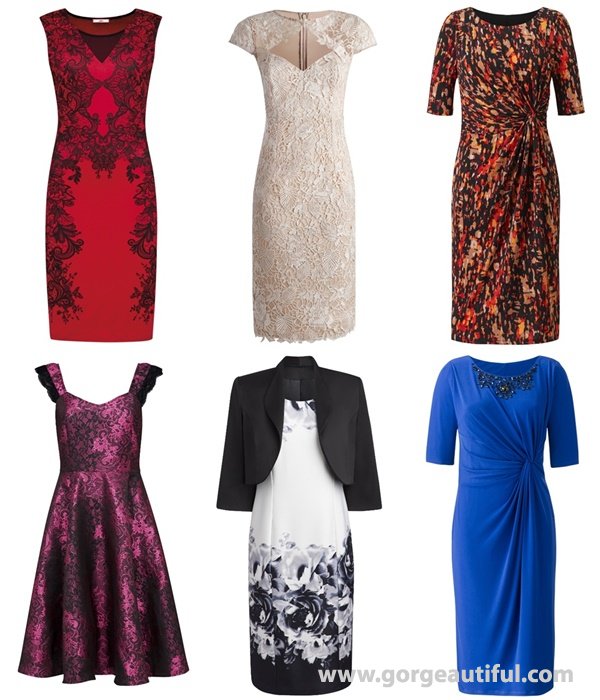 Plus Size  Wedding Guest Dresses Fall Winter 2015