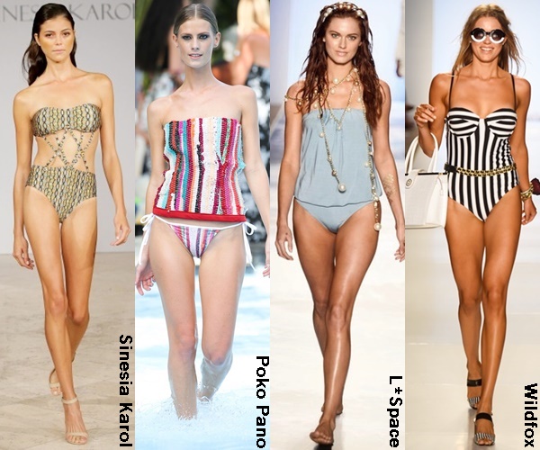 Retro Inspired Swimwear Spring Summer 2015 Trend