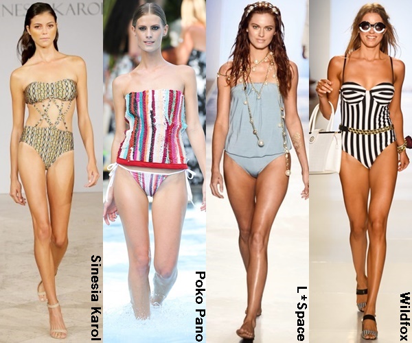 Retro Inspired Swimwear Spring Summer 2015 Trend