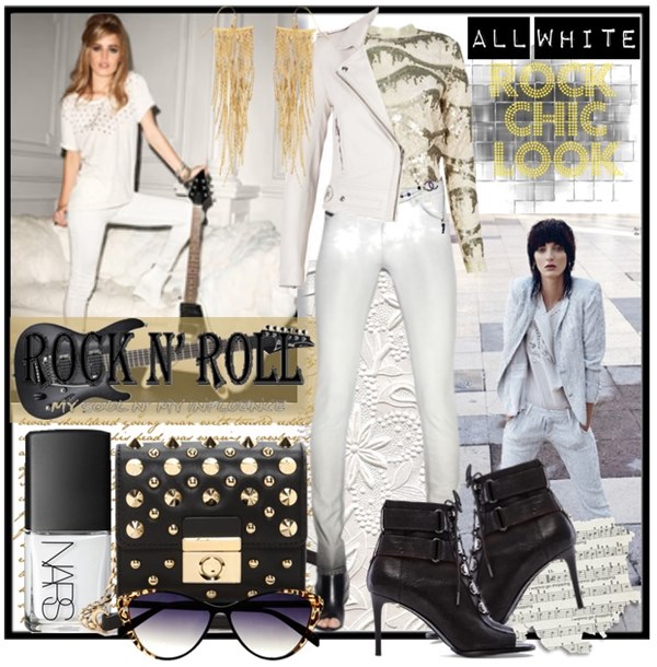 Rocky Chic All White Fashion