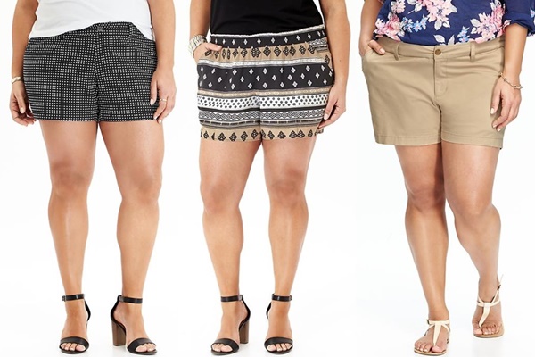 Women’s Plus Printed Shorts