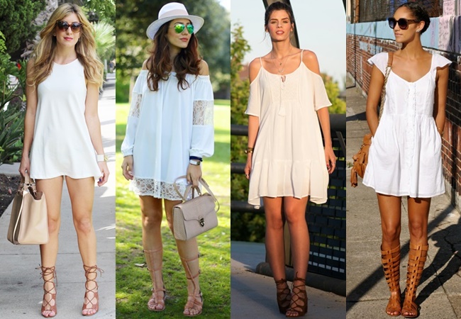 Spring Summer White Dress Style Ideas