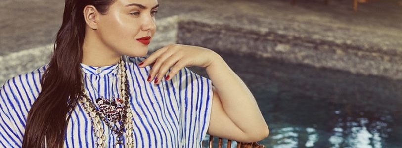 Stripe Prints for Plus Size Fashion Spring Summer Trend 2017