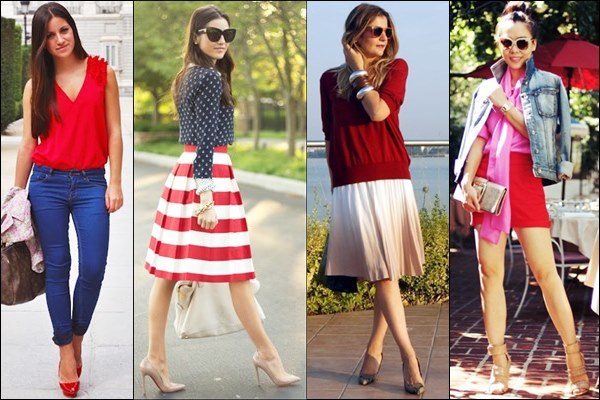 Valentine Day Outfit Ideas with Red