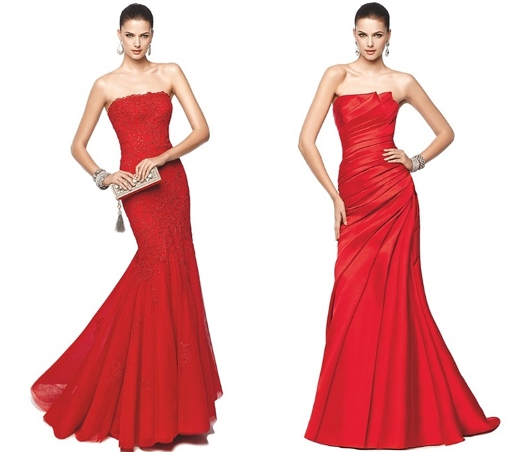 Pronovias red dresses